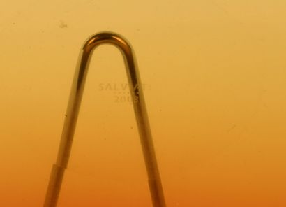 SALVIATI.
Yellow, orange and red tinted glass...