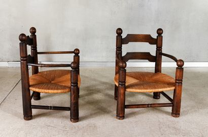 Charles DUDOUYT (1885-1946).
Pair of low...