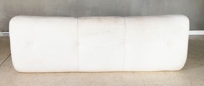 ROSET LINE.
Three-seater sofa in beige upholstered...