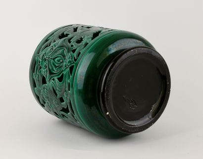 SAINTE RADEGONDE.
Double-body ceramic vase....