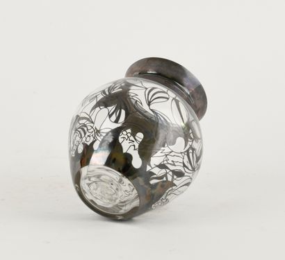 SAINT GRAAL.
Vase with swollen belly decorated...