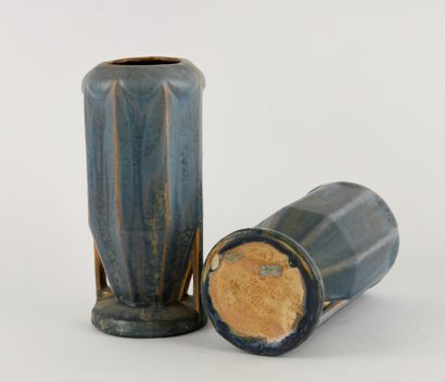 PIERREFOND, attributed to.
Pair of glazed...