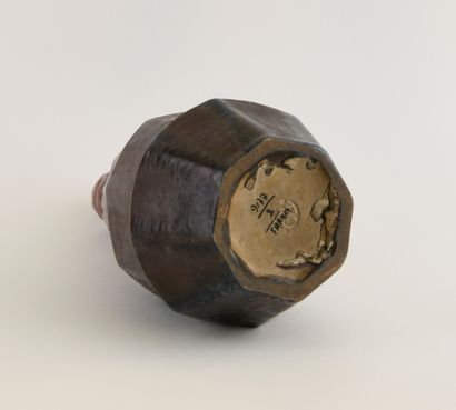 DESVRES France.
Stoneware sectional vase...
