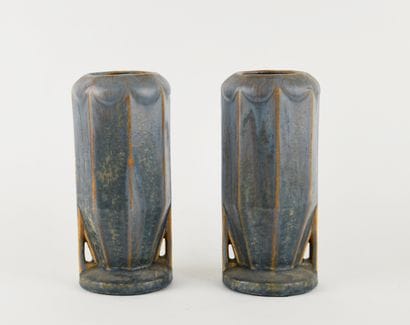 PIERREFOND, attributed to.
Pair of glazed...