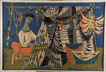 Robert DEBIEVE (1925-2018), after.
The fisherman...