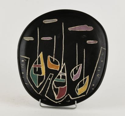 Louis GIRAUD (1897-1985) in Vallauris.
Black-glazed...