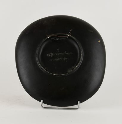Louis GIRAUD (1897-1985) in Vallauris.
Black-glazed...