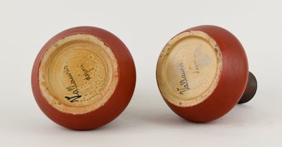 French work of the 1920s. 
Pair of ceramic...
