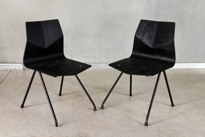 Jean-René CAILLETTE (1919 - 2004) for STEINER.
Pair...