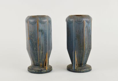 PIERREFOND, attributed to.
Pair of glazed...