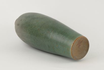 Large ovoid vase with narrow neck in stoneware...