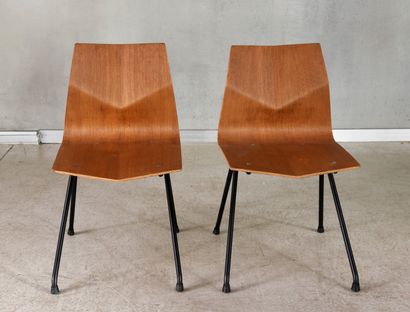 Jean-René CAILLETTE (1919 - 2004) for STEINER.
Pair...