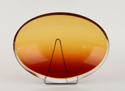 SALVIATI.
Yellow, orange and red tinted glass...