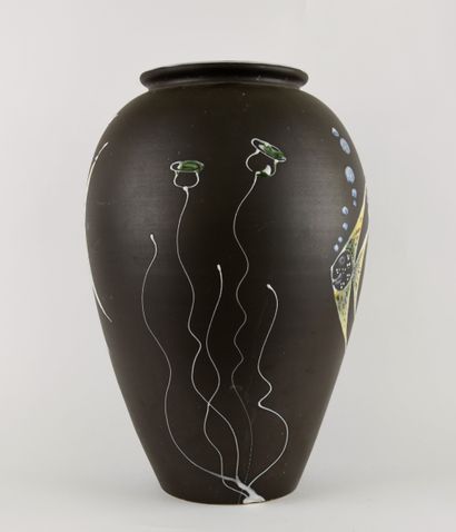 French work from the 1950s.
Large ovoid ceramic...