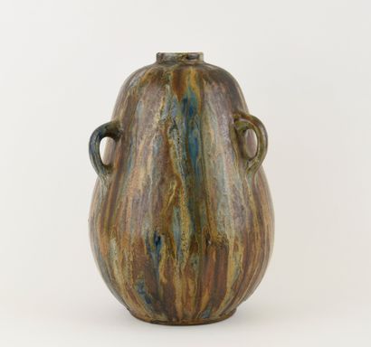 Roger GUERIN (1896-1954).
Stoneware vase...