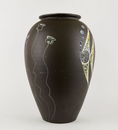 French work from the 1950s.
Large ovoid ceramic...