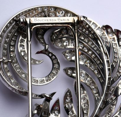 From Boucheron, Paris, clip - plume circa...