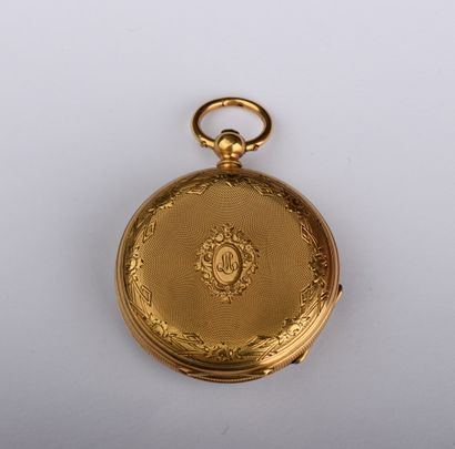 Montre de col en or jaune 18 carats (750...