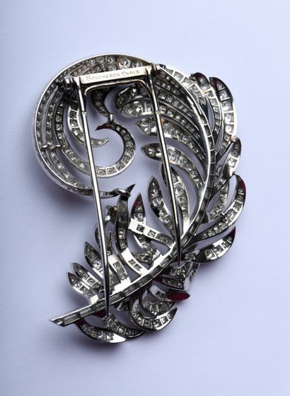 From Boucheron, Paris, clip - plume circa...