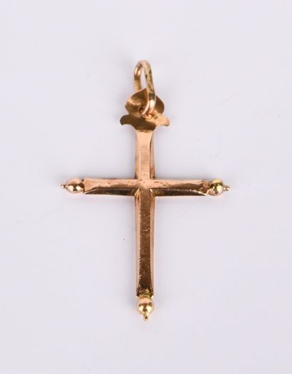 Jeannette cross, ram's head hallmark, in...