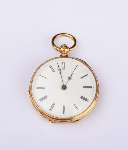 Montre de col en or jaune 18 carats (750...