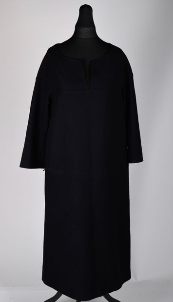 BOTEGA VENETA. Black dress in wool (90%)...
