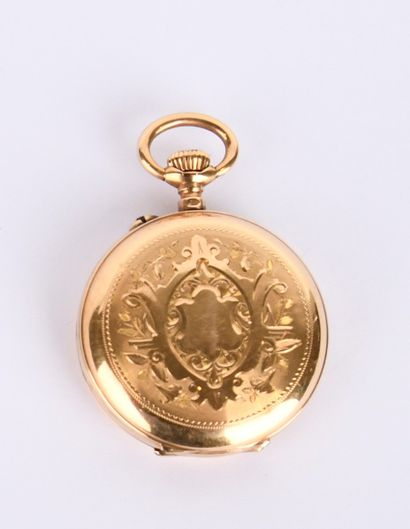 Montre de col savonnette, poinçon tête de...