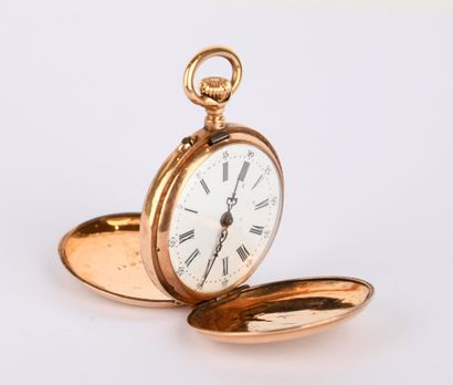 Montre de col savonnette, poinçon tête de...