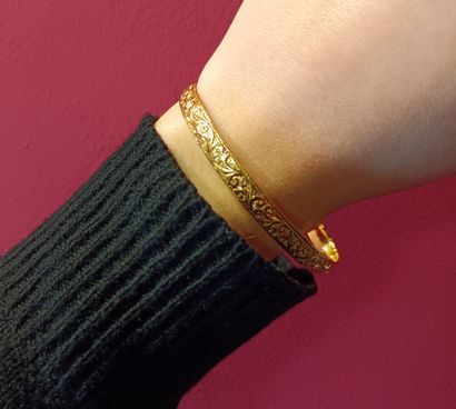Bracelet in 18K (750 thousandths) yellow...