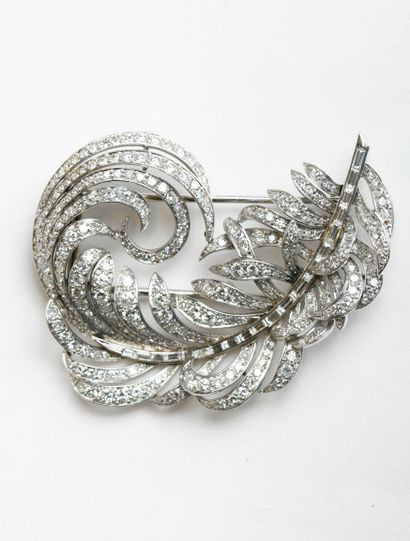 From Boucheron, Paris, clip - plume circa...