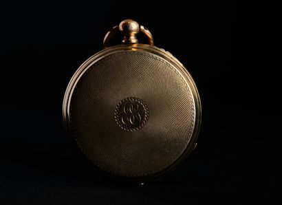 Montre à gousset en or jaune 18 carats (750...