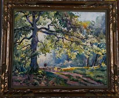 Honoré HUGREL (1880-1944)
In the woods of...