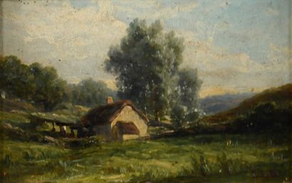 Late 19th century French school
Landscape...