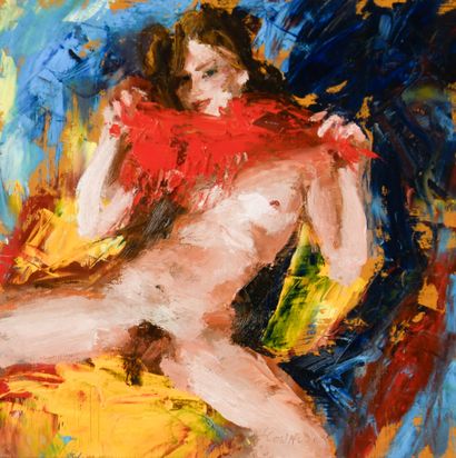 Manuel LÉONARDI (b. 1961)
La Douce, 2015
Oil...