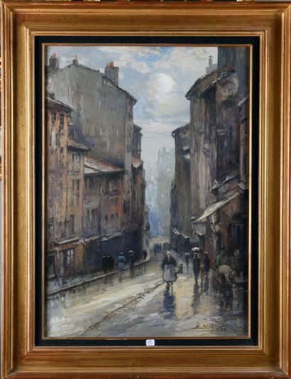 Eugène VILLON (1879-1951)
Lyon, la montée...
