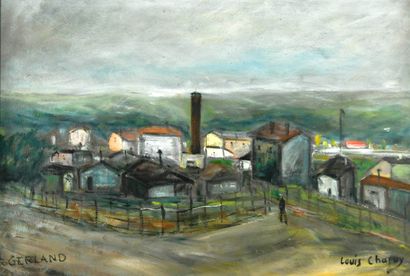Louis CHAPUY (1882-1967)
Landscape at Gerland,...