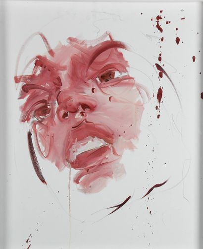 Philippe PASQUA (born 1965)
Face, 2010
Oil...