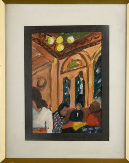 Camille DANDELOT (1914-1993)
Lyon, the Café...