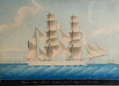 Naive school, mid-19th century
Marie, Captain...