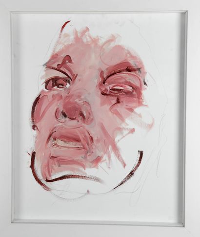 Philippe PASQUA (born 1965)
Face, 2011
Oil...