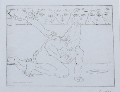 Pablo PICASSO (1881-1973)
Dying Minotaur...