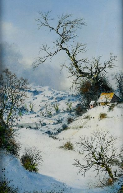Albert DRACHKOVITCH-THOMAS (Born 1928)
Snowy...