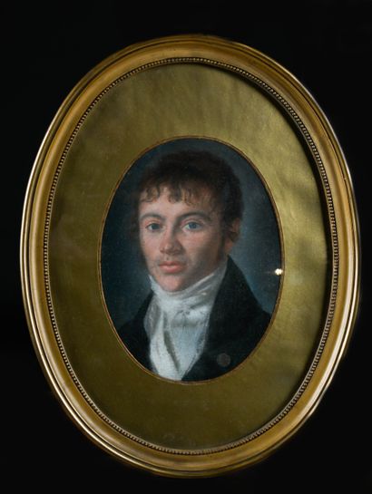 French school circa 1800
Elegant young man
Pastel...