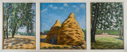 Adrien GODIEN (1873-1949)
The Harvester's...