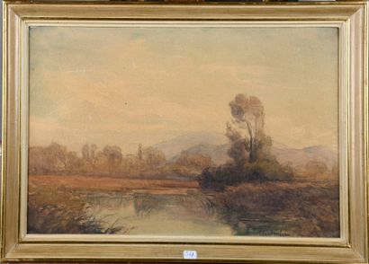 Yvonne RÉCAMIER (1888-1949)
Autumn landscape...