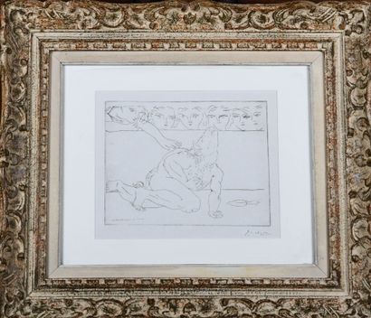 Pablo PICASSO (1881-1973)
Dying Minotaur...