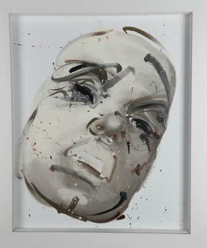 Philippe PASQUA (born 1965)
Face, 2010
Oil...
