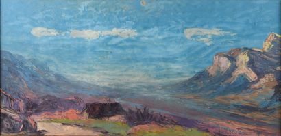 Pierre CALES (1870-1961) known as l'Abbé
Twilight...