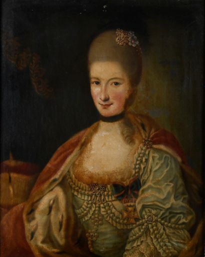 French school of the late eighteenth century
Couple...