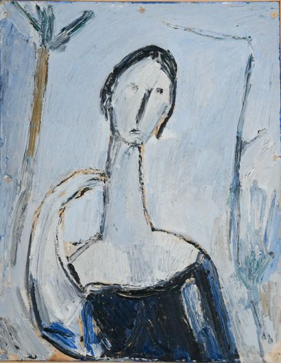 Richard MANDIN (1909-2002)
Young woman with...